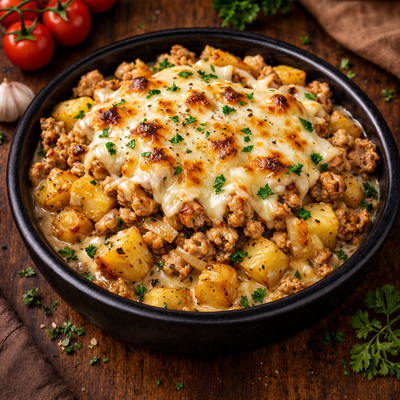 Cheesy Chicken Potatoes