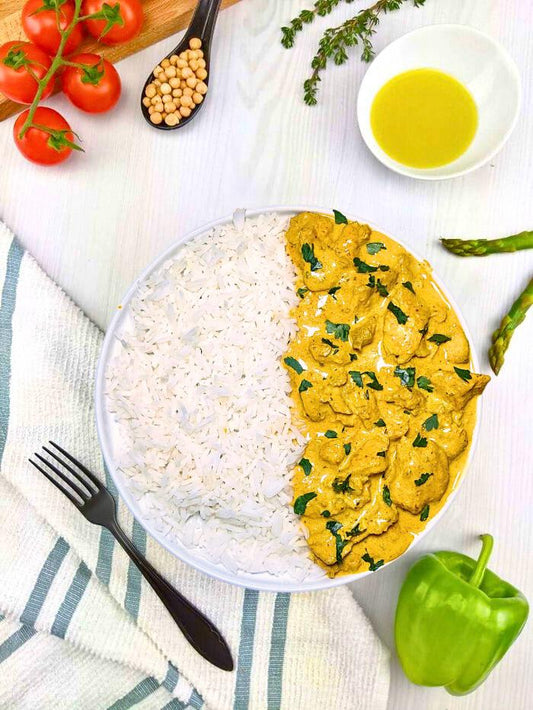 Riz basmati au curry coco