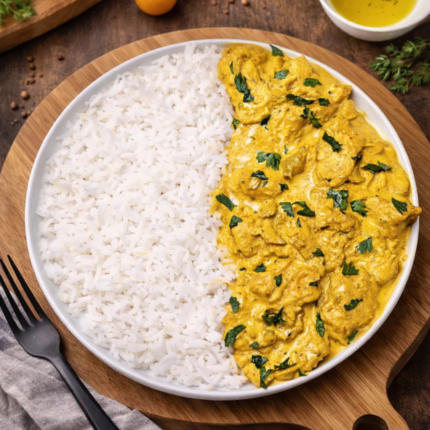 Riz basmati au curry coco